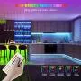 50ft Led Strip Lights, Leeleberd Music Sync Color Changing Led Light Strips, App Control and Remote, Led Lights for Bedroom Living Room Party Home Decoration