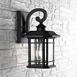 Safavieh PLT4010A Lighting Lolia Black Wall (LED Bulb Included) Outdoor Lantern