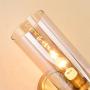 NOXARTE Modern Wall Light Indoor Brass Sconce Fixture for Bathroom Bedroom Living Room W4.7'' x H15''