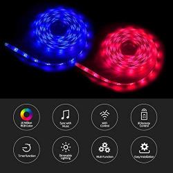 WiFi Led Light Strip 32.8ft, WEILY Smart WiFi Control RGB Alexa Led Light Strip