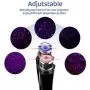 Auto Roof USB Star Night Light, Portable Romantic Atmosphere Light, Adjustable Car Interior Decoration Light Atmosphere Lamp for Car, Ceiling, Party, Bedroom, ect. (Plug and Play)