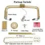 KSANA Gold Chandelier, Modern Light Fixture for Bedroom, Foyer, Dining & Living Room, Kitchen, and Entryway, (Upgraded Version, 2 Types of Height 8 Arms)