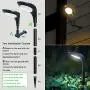 OSORD Outdoor Solar Pathway Lights, 【4 Pack】Waterproof 2-in-1 Solar Powered Wall Light Landscape Lighting Auto On/Off with 2 Color Modes Solar Lights for Garden Path Yard Patio Walkway Driveway Pool