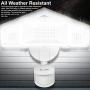 Motion Sensor Lights Outdoor, AmeriTop 2-in-1 Ultra Bright 3500LM 35W LED Security Flood Lights with Motion Sensor Mode & Dusk to Dawn Sensor Mode/ETL Certified, IP65 Waterproof