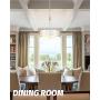 VICNIE 18'' 3-Light Drum Chandelier, Modern Pendant Ceiling Light, Adjustable Height, Brushed Nickel Finish, Acrylic & Glass Shade for Dining Room Kitchen Island
