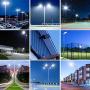 LEDMO 200W LED Parking Lot Lights Adjustable Slip Fit Mount with Dusk to Dawn Photocell Outdoor Commercial Area Lighting PI65 Waterproof 5000K 26000lm (3 Pack)