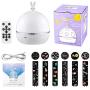 Star Projector, Baby Kids Bunny Nursery Toddler Cute Night Light Girls, Sleep Timer Music Bluetooth Battery Lullaby Lamp Bedroom Ceiling Birthday Planet Universe Dinosaur Toys - Remote