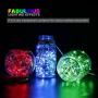 CYLAPEX 2 Set Color Changing Fairy Lights, Battery Operated Twinkle Lights with Remote, 16 Colors 50 LED on 16.4FT 4 Wires, 3AA Battery Powered String Lights for Bedroom Christmas Patio Waterproof