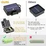 OPOLEMIN Solar String Lights Outdoor, 2 Packs 200 LED 65.6ft Solar Rope Lights Solar & 2400 mAh Rechargeable Battery Powered 8 Modes PVC Tube Waterproof Solar Fairy Lights for Halloween Garden Decor OPOLEMIN Solar String Lights Outdoor, 2 Packs 200 LED 65.6ft Solar Rope Lights Solar & 2400 mAh Rechargeable Battery Powered 8 Modes PVC Tube Waterproof Solar Fairy Lights for Halloween Garden Decor