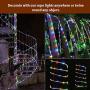 SINAMER LED Rope Light,40 Ft 120 LED Rope Light Outdoor,USB Powered, Plug in, Timer/ Remote, 8 Modes LED Rope Light for Bedroom, Patio, Chrismas, Halloween (Multicolor)