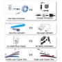 ViLSOM Led Strip Lights 16.4 Feet RGB 5050 Led Light Strip Kit with Remote and 12V Power Supply Led Lights for Bedroom, Room, TV, Kitchen and Home Decoration Bias Lighting