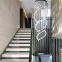 Modern Crystal Chandelier Lighting Flush Mount Ceiling LED Lamp for Dining Room Bedroom Living Stairway Hallway Lamps