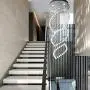 Modern Crystal Chandelier Lighting Flush Mount Ceiling LED Lamp for Dining Room Bedroom Living Stairway Hallway Lamps