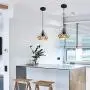 Pendant Light Vintage Style,Hanging lamp Black Light Hallway Industrial Lighting Fixtures Chandeliers for Dining Rooms Bedroom Kitchen Island Entryway