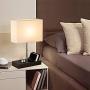 USB Table Lamp, Briever Multi-Functional Desk Lamp with 3 USB Charging Ports and Phone Charge Dock, Black Wood Charging Station and Organizer, Perfect Light for Bedroom,Guest Room,Living Room,Office