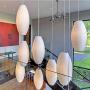 Modern Chandeliers, Bubble Pendant Lamp Hanging Fixtures Suspension Lamp Creative Window Art Pendant Lights for Living Room Restaurant Bedroom, E27/60W