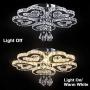 LED Crystal Chandelier Modern Ceiling Light 5-Heart Shape Chandelier Lighting Fixture Flush Mount Pendant Light for Bedroom Living Room Hobby Hallway,Warm White LED Crystal Chandelier Modern Ceiling Light 5-Heart Shape Chandelier Lighting Fixture Flush Mount Pendant Light for Bedroom Living Room Hobby Hallway,Warm White