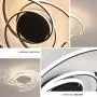 BINB LED Ceiling Light,Dimmable Dining Room Bedroom Fixtures,Remote Control Changing Color Ceiling Lamps, Modern Living Room Flush Mount Acrylic Chic Chandelier Lighting,Black,22'' BINB LED Ceiling Light,Dimmable Dining Room Bedroom Fixtures,Remote Control Changing Color Ceiling Lamps, Modern Living Room Flush Mount Acrylic Chic Chandelier Lighting,Black,22''