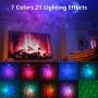 Star Projector Night Light Bluetooth Music Speaker , AIRIVO Nebula Light Projector with Remote Control, Galaxy Projector for Bedroom Ceiling for Adults Kids (White)