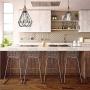 Temgin Pendant Light Industrial Chandelier Vintage Ceiling Light Fixture Hanging Light for Dining Room Kitchen Island Farmhouse E26 Socket