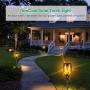 TomCare Solar Lights New Version Flickering Flame Solar Torches Lights Waterproof Outdoor Lighting Solar Powered Pathway Lights Landscape Decoration Lighting Auto On/Off for Garden Patio Yard