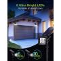 InnoGear Solar Lights Outdoor, 6 LED Solar Landscape Spotlights 2-in-1 IP65 Waterproof Auto On/Off Outdoor Lights Decorative Wall Light for Yard Garden Driveway Pathway Pool, Pack of 4 (White)