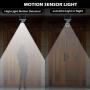 Solar Motion Sensor Lights Outdoor 1400-Lumen 9-Watt(110W Equ.) Aluminum Solar Flood Security Spotlight for Garden Driveway Garages Doorways Decks and Porches, 2-Year 100% FREE Warranty(White 2 Pcs)