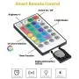 Color Changing Fairy String Lights: 66 Feet 200 Led Waterproof Twinkle Lights with Remote and Plug and 4 Light Modes for Craft Bedroom Ceiling Wedding Christmas 16 Colors