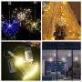 FOOING 4 Pack Firework Lights Led Copper Wire Starburst String Lights 8 Modes Battery Operated Fairy Lights with Remote,Wedding Christmas Decorative Hanging Lights for Party Patio Garden Decoration