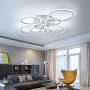 Asobp Ring Flush Mount Ceiling Light Fixture with Acrylic Shade for Hallway LED Flush Mount Dimmable With Remote Control Round Lighting Entryway Passway Dining Room Bedroom Balcony Living Room 8-Light