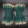 UL Certified 66 Feet 200 Count Clear Christmas String Lights, Pack of 2 Sets 33 Ft 100 Count Commercial Grade Lights Set, Connectable Decor Lights for Patio Garden Wedding Holiday (Clear - Green Wire)