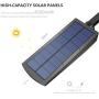 Solar Street Light Outdoor 48LEDs 900LM Waterproof IP65 4 Modes Emergency Light with PIR Motion Sensor, All-in-one Cordless Lamp, for Street Road Garden Yard Pathway