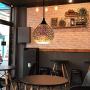 JEUNEU Modern 3D Colourfull Glass Pendant Light Firework Lamp Kitchen Decor Lighting Fixture (1-Pack)