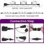 holahome Led Christmas String Lights Outdoor Indoor - 115Ft 300 LED UL Certified 8 Modes End to End Plug - Warm White Fairy Lights for Xmas Tree, Wedding, Patio, Garden, Holiday Decoration