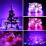BINZET 33Ft Fairy Lights - With 100 Leds 16 [Multi] Colors Changing Starry String Lights - Remote Controlled Waterproof Twinkle Lights for Bedroom Party Halloween Christmas Decor [USB Style with Plug]