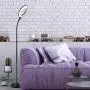 Floor Lamp with 3 Brightness Levels, 600 Lumens, 360° Adjustable LED Floor Light, TW Dimmable Best Non-Glare Reading Standing Lamp for Sewing Living Room Bedroom Office (Black) Floor Lamp with 3 Brightness Levels, 600 Lumens, 360° Adjustable LED Floor Light, TW Dimmable Best Non-Glare Reading Standing Lamp for Sewing Living Room Bedroom Office (Black)