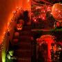 Twinkle Star 66FT 200 LED Indoor String Lights, Plug in String Light 8 Modes Waterproof for Outdoor Halloween Christmas Wedding Party Bedroom Decorations (Orange)