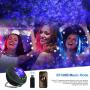 Star Projector Galaxy Projector Ocean Weave Night Light Projector with Bluetooth Speaker & Remote Control, Smart Voice Control Compatible with Alexa & Google Home, Perfect for Bedroom, Kids, Adults