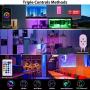 Lamomo Smart WiFi RGB LED Light Strips, Color Changing 16.4ft Strip Lights Phone App Control Works with Alexa, Silicone IP23 Waterproof Rope Lights with Remote Music Sync for Bedroom Outdoor Party