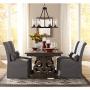 Holman Bronze Wagon Wheel Chandelier 26 3/4'' Wide Rustic Farmhouse Clear Glass 6-Light Fixture for Dining Room House Foyer Kitchen Island Entryway Bedroom Living Room - Franklin Iron Works