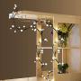 Curtain Lights Indoor Outdoor, 8.3ft 8 Modes 72 Led Globe String Lights Plug in, Window Lights for Patio Garden Wedding Party Bookshelf, Warm White