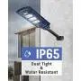 BILLSTARS Solar Street Light, 6000LM LED Solar Panel Powered Outdoor Lights, 6500K Cool White LED Street Light for Wall Mounted or Pole Mounted, Solar Street Lights Outdoor with Motion Sensor BILLSTARS Solar Street Light, 6000LM LED Solar Panel Powered Outdoor Lights, 6500K Cool White LED Street Light for Wall Mounted or Pole Mounted, Solar Street Lights Outdoor with Motion Sensor
