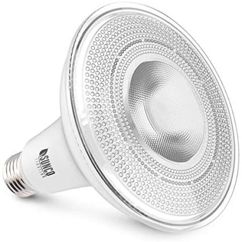 Sunco Lighting PAR38 LED Bulb with Dusk-to-Dawn Photocell Sensor, 15W=120W, 5000K Daylight, 1250 LM, Auto On/Off, Security Spot Light Indoor/Outdoor - UL