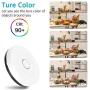 Olafus 18W LED Ceiling Light 9 Inch, 1600LM 2700K Flush Mount Ceiling Lighting, IP54 Waterproof 120W Equivalent Round Ceiling Lamp for Bedroom Livingroom Balcony Kitchen Bathroom, Warm White