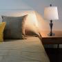 Falflor Table Lamps Set of 2 Vantage Nightstand Lamps with USB Charge Port for Bedroom Guest Room Dining Room
