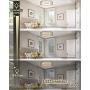 VICNIE Flush Mount Ceiling Light, 15W 1100 Lumens LED Flush Mount Lighting Fixture, Dimmable 3000K Warm White, Brushed Nickel Finish, ETL Listed for Kitchen, Hallway, Bedroom, Laundry VICNIE Flush Mount Ceiling Light, 15W 1100 Lumens LED Flush Mount Lighting Fixture, Dimmable 3000K Warm White, Brushed Nickel Finish, ETL Listed for Kitchen, Hallway, Bedroom, Laundry