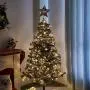 Vanthylit Christmas Lights 200 LED 65ft Fairy Lights Plug in, Indoor Outdoor Christmas Tree Lights String Lights, Outside Lights for Xmas/Home/Party/Christmas Decorations Warm White– Green Cable