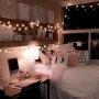 Indoor Star String Lights, Meet the starry night anywhere. Decorative Lights for Girls Bedroom, Wall Wedding, and Ramadan. 43 ft 100 Led 29 v Extendable Waterproof Twinkle Lights with 8 Flashing Modes