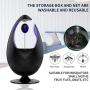 Mosquito Trap, OPULEXX Fruit Fly Trap with UV Light, Electric Mosquito Killer Indoor for Moths, Drain Flies and Bug, Gnat Trap, Non-Toxic, Insect Zapper Safe for Child and Pregnant