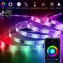 LE LED Strip Lights, 16.4ft WiFi Smart Waterproof Color Changing LED Strips, SMD 5050 LED Rope Light, App&Remote Controlled, Tape Light for Bedroom, Home and Kitchen